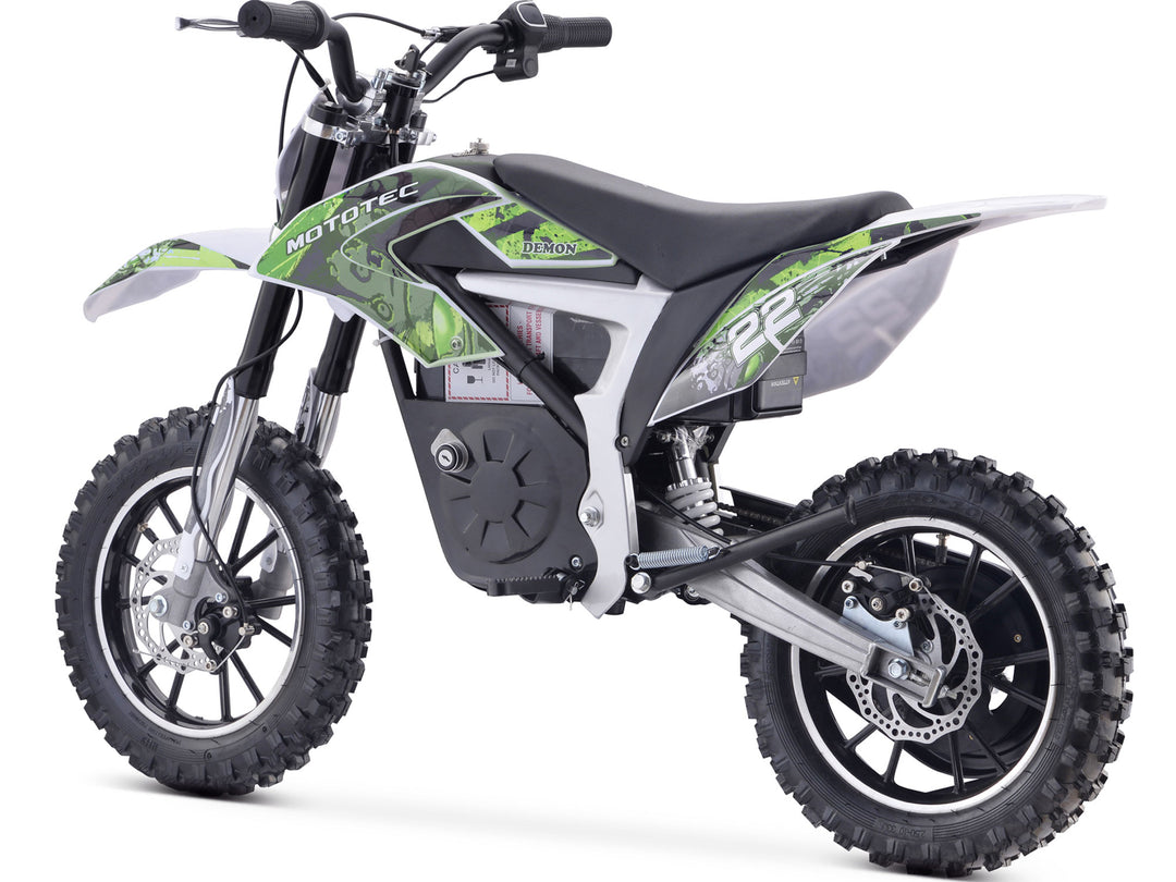 MotoTec Demon 500w 36V Kids Electric Dirt Bike