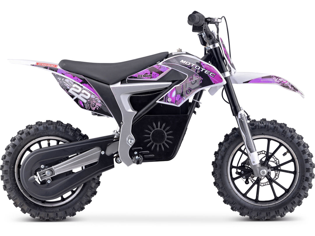 MotoTec Demon 500w 36V Kids Electric Dirt Bike