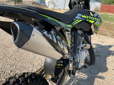 Image of MotoTec X4 150cc 4-Stroke Top of The Line Gas Dirt Bike