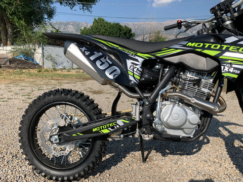 Image of MotoTec X4 150cc 4-Stroke Top of The Line Gas Dirt Bike