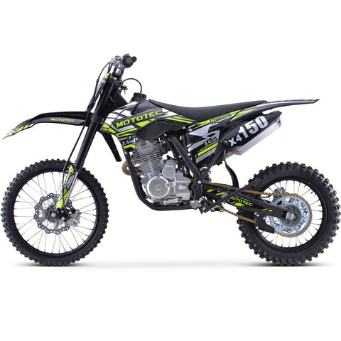 Image of MotoTec X4 150cc 4-Stroke Top of The Line Gas Dirt Bike