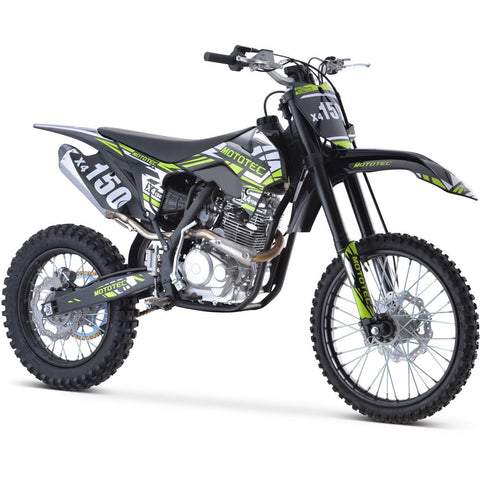 Image of MotoTec X4 150cc 4-Stroke Top of The Line Gas Dirt Bike