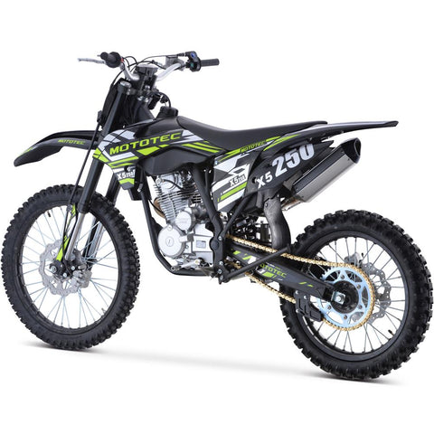 Image of MotoTec X5 250cc 4-Stroke Top of The Line Gas Dirt Bike