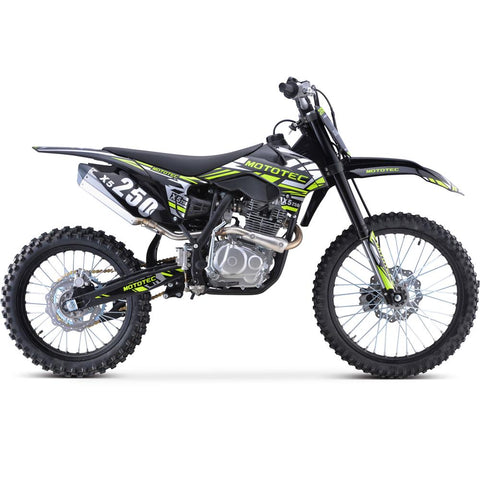 Image of MotoTec X5 250cc 4-Stroke Top of The Line Gas Dirt Bike